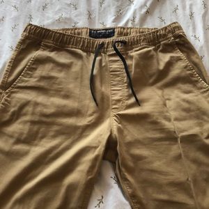 Men’s Khaki Joggers